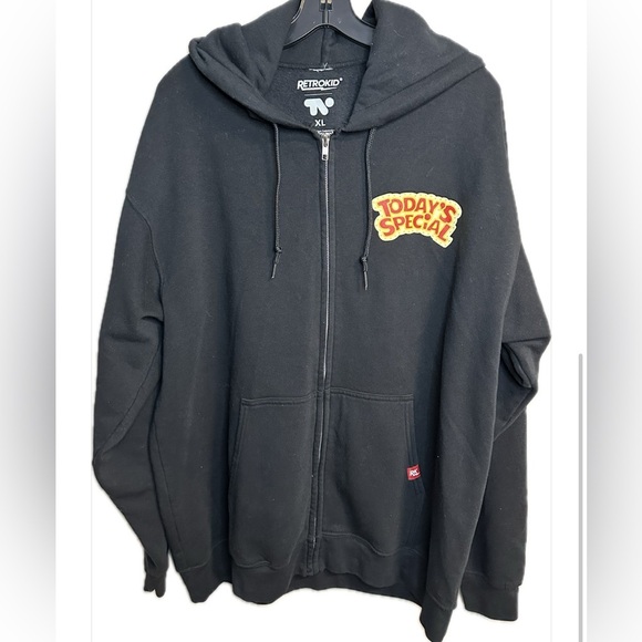 Retrokid Today’s Special Black Unisex Hoodie Size XL - Picture 4 of 8